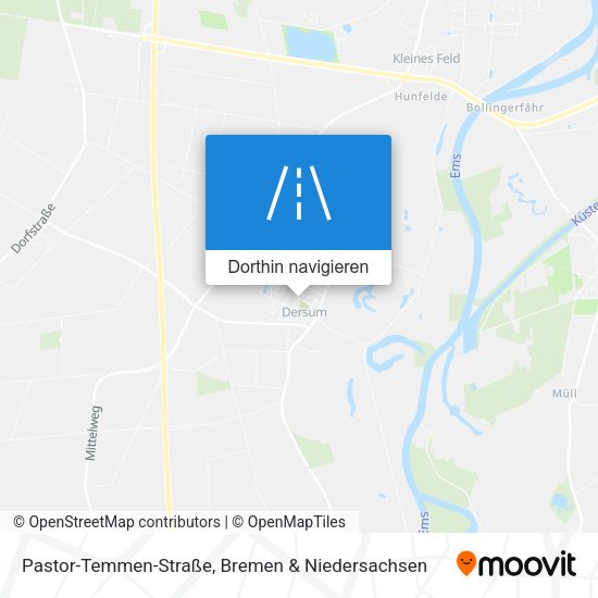 Pastor-Temmen-Straße Karte
