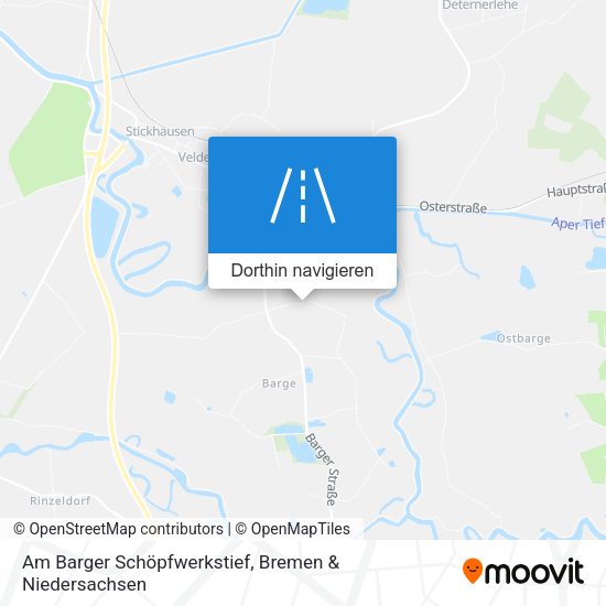Am Barger Schöpfwerkstief Karte