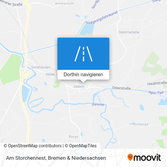 Am Storchennest Karte