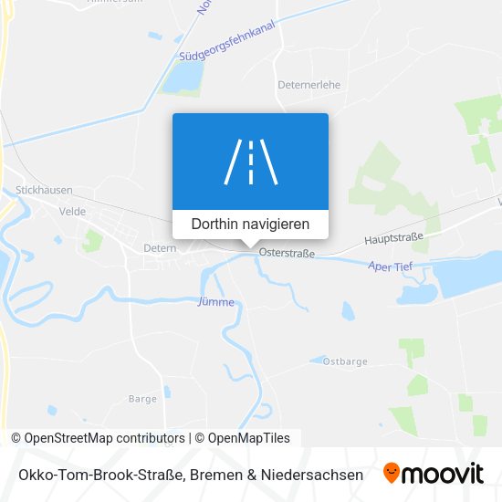 Okko-Tom-Brook-Straße Karte
