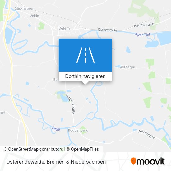 Osterendeweide Karte