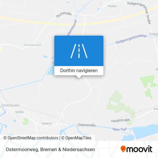 Ostermoorweg Karte
