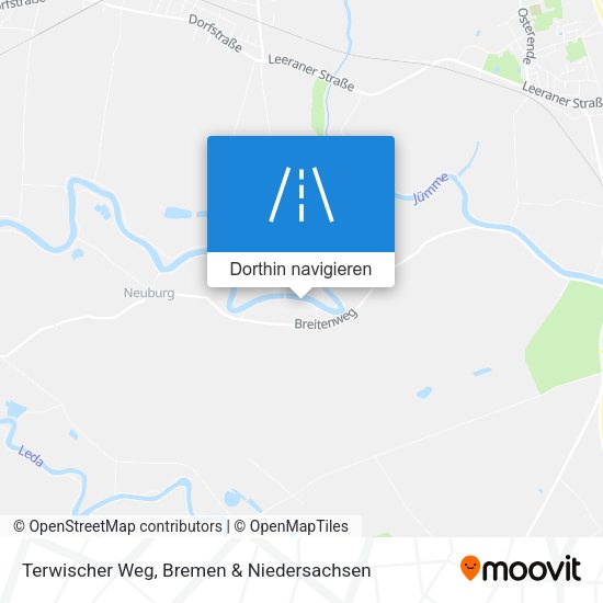 Terwischer Weg Karte