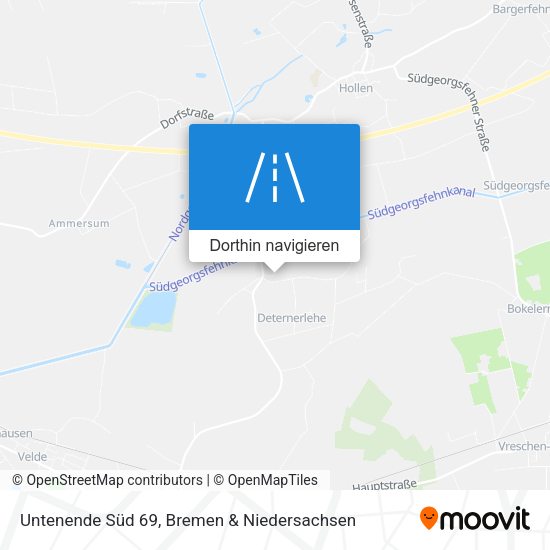 Untenende Süd 69 Karte