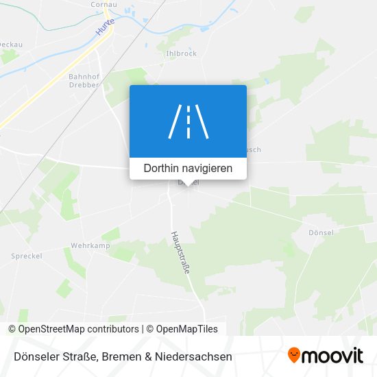 Dönseler Straße Karte