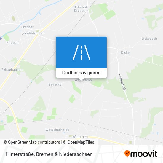 Hinterstraße Karte