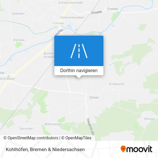 Kohlhöfen Karte