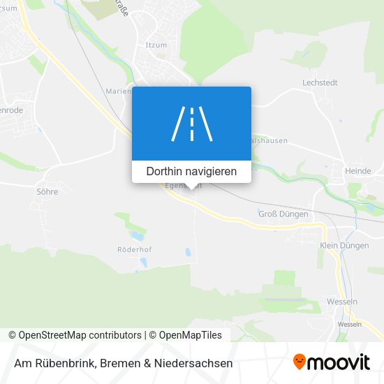 Am Rübenbrink Karte