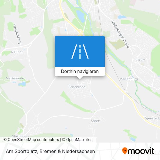 Am Sportplatz Karte