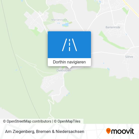 Am Ziegenberg Karte