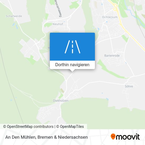 An Den Mühlen Karte