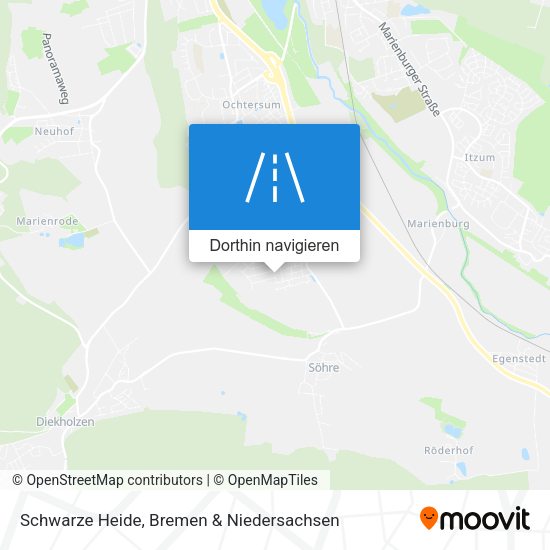 Schwarze Heide Karte