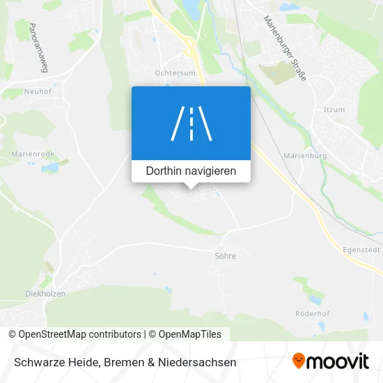 Schwarze Heide Karte