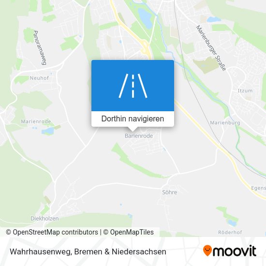 Wahrhausenweg Karte