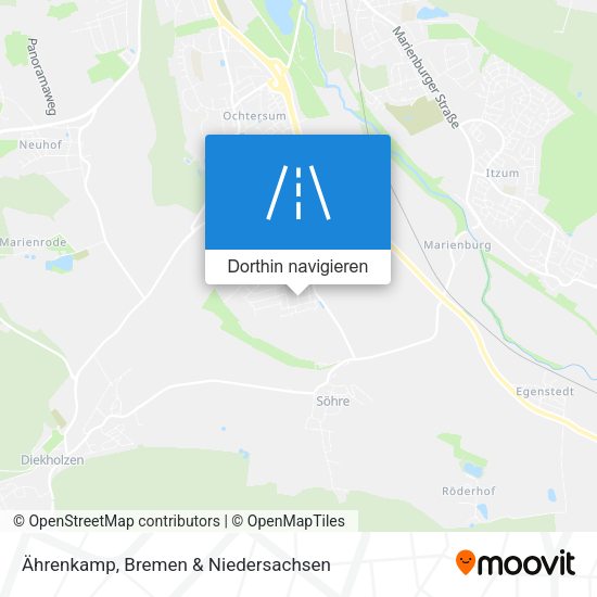 Ährenkamp Karte