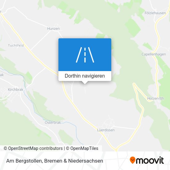 Am Bergstollen Karte