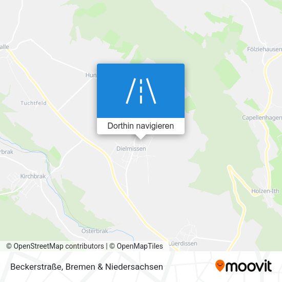 Beckerstraße Karte