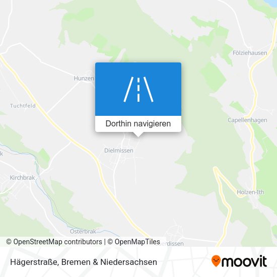 Hägerstraße Karte