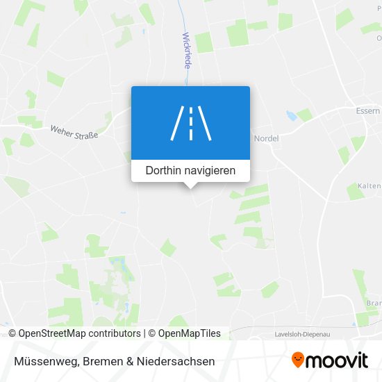 Müssenweg Karte