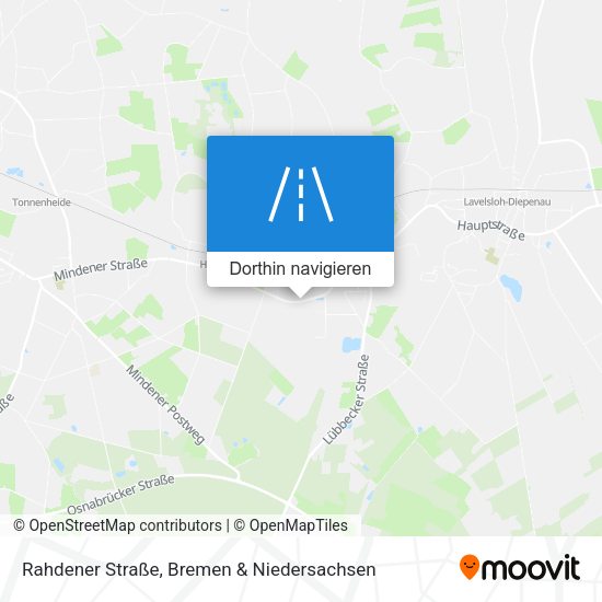 Rahdener Straße Karte