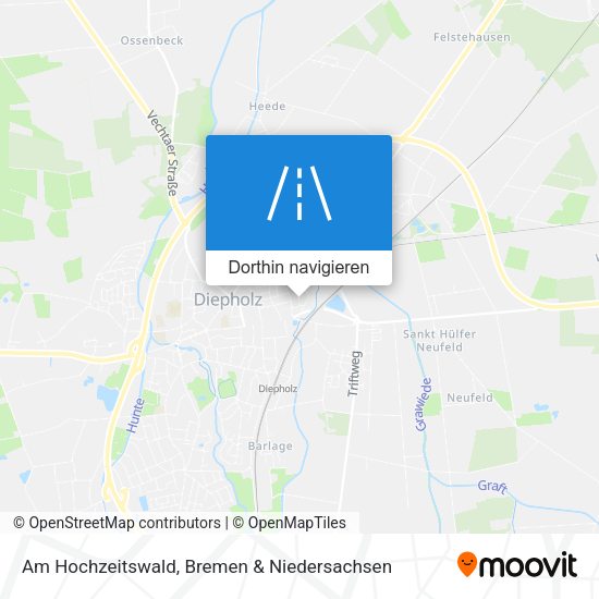 Am Hochzeitswald Karte