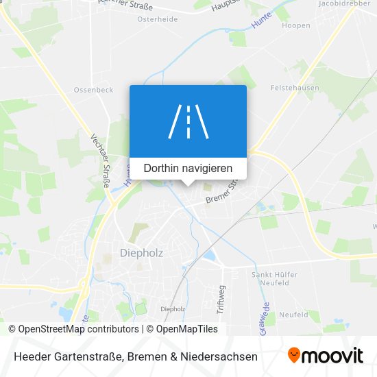 Heeder Gartenstraße Karte