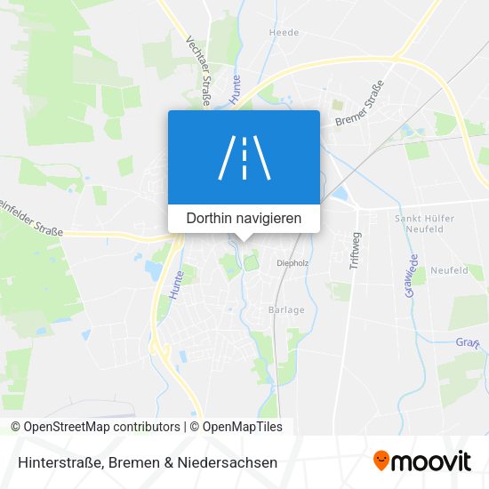 Hinterstraße Karte