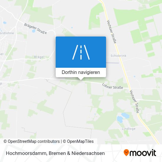 Hochmoorsdamm Karte