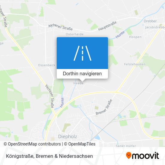 Königstraße Karte