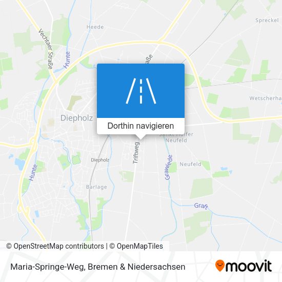 Maria-Springe-Weg Karte