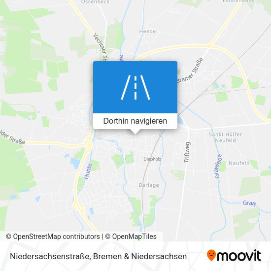 Niedersachsenstraße Karte