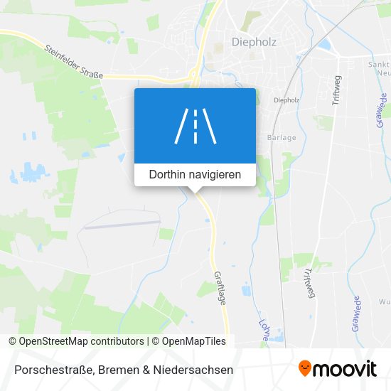 Porschestraße Karte