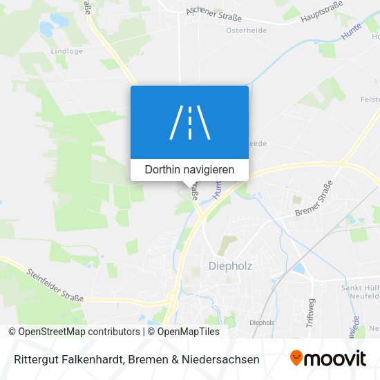 Rittergut Falkenhardt Karte