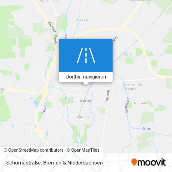 Schömastraße Karte