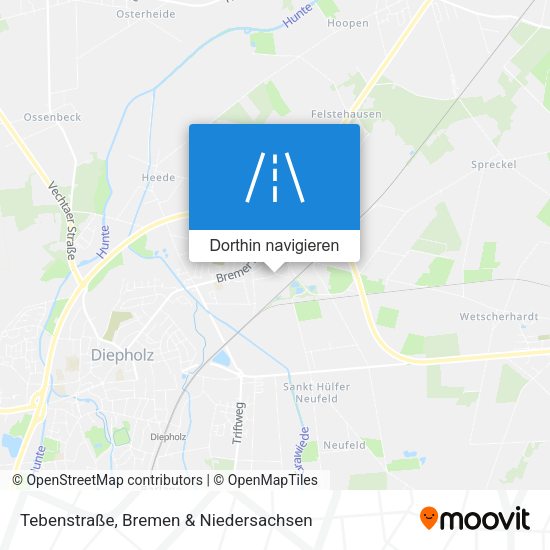 Tebenstraße Karte