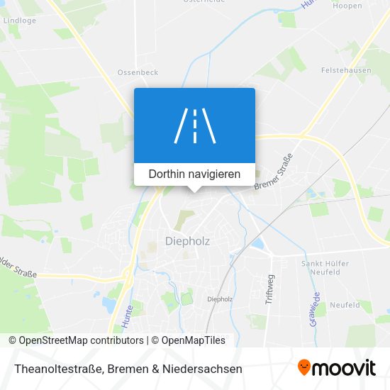 Theanoltestraße Karte
