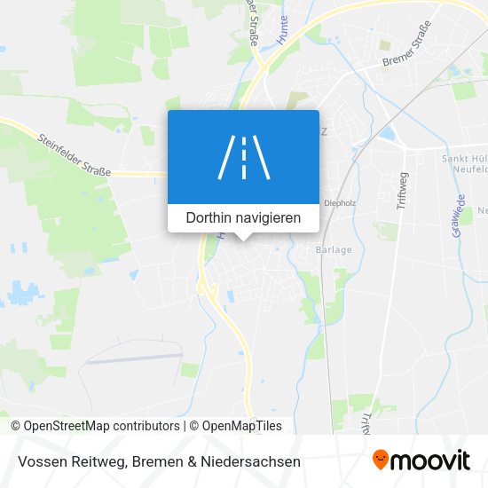 Vossen Reitweg Karte