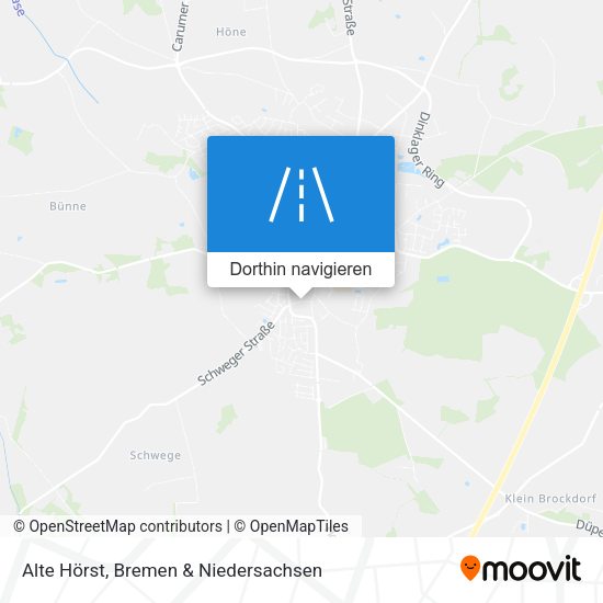 Alte Hörst Karte