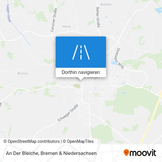 An Der Bleiche Karte