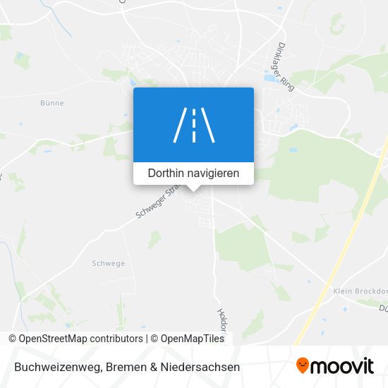 Buchweizenweg Karte