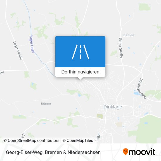 Georg-Elser-Weg Karte