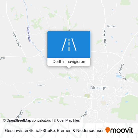 Geschwister-Scholl-Straße Karte