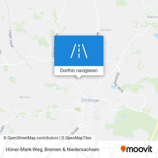 Höner-Mark-Weg Karte