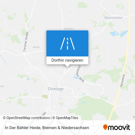 In Der Bahler Heide Karte