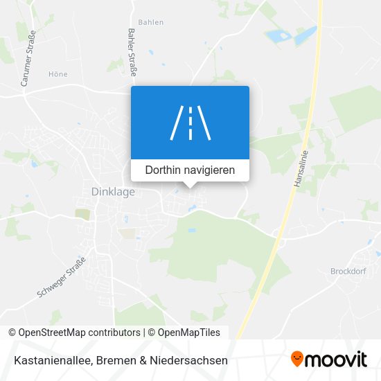 Kastanienallee Karte