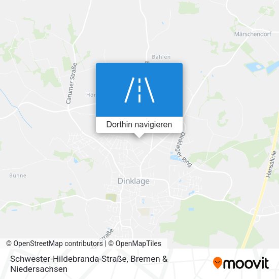 Schwester-Hildebranda-Straße Karte