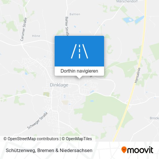 Schützenweg Karte