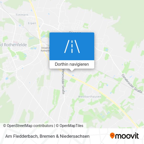 Am Fledderbach Karte