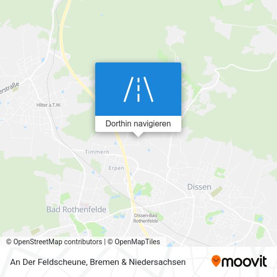 An Der Feldscheune Karte