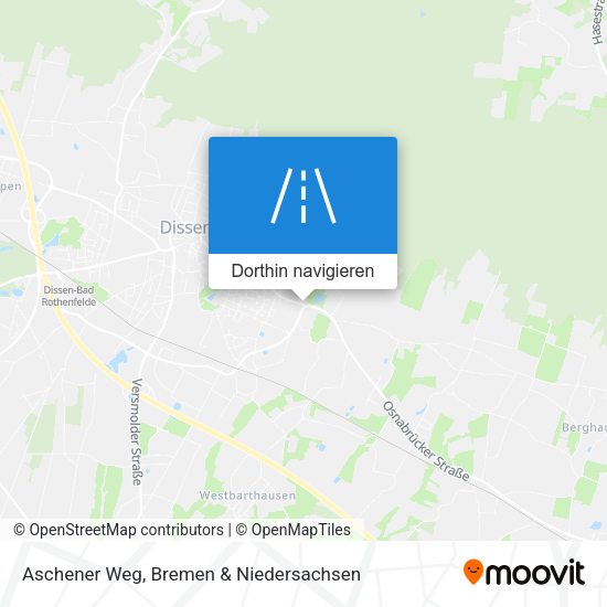 Aschener Weg Karte